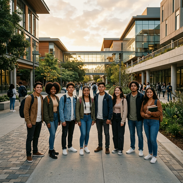 Grupo de jóvenes construyendo el futuro